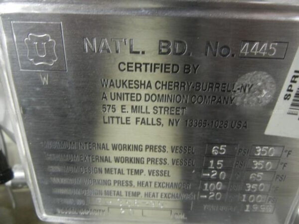 One used 20L Waukesha reactor - Image 5