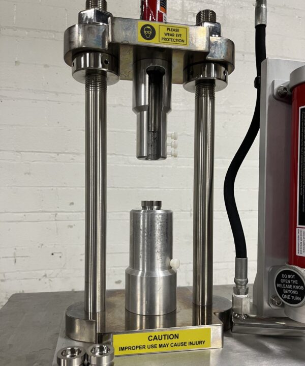 One used GlobePharma MTCM-1 Single Station Tablet Press - Image 5