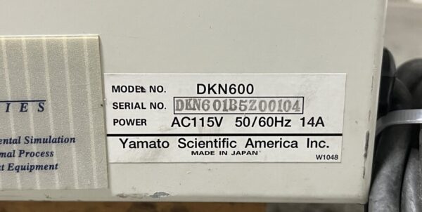 One used LR Technologies DKN-600 Mechanical Convection incubator - Image 2