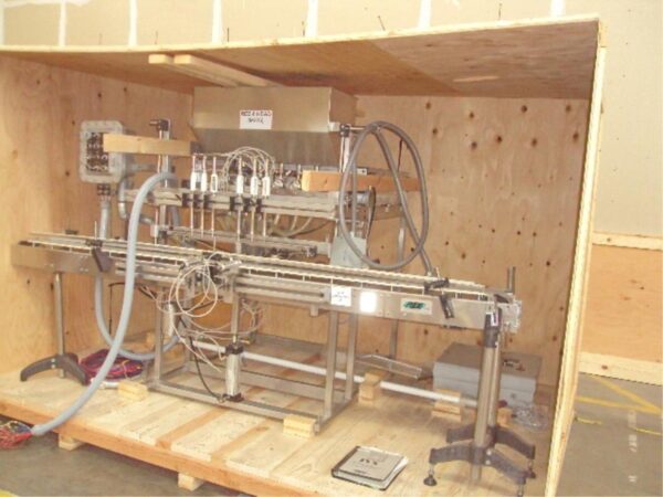 One used IVS- REB Inc. IVS-6 In-Line Six Cylinder Piston Head Filling System - Image 2