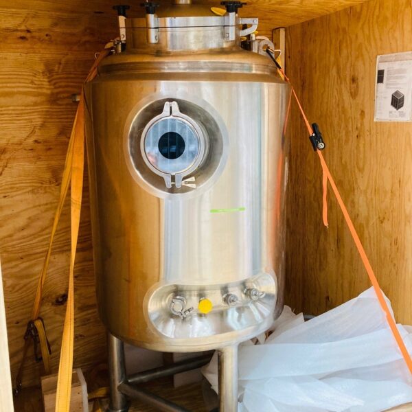 One unused 500 liter Mueller bioreactor, 316 stainless steel construction