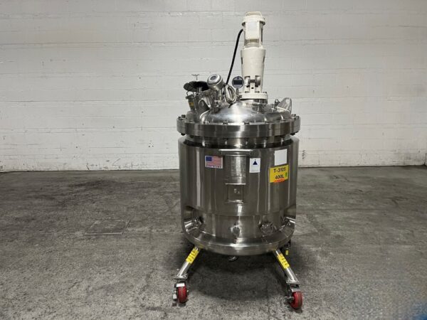 One used 400 Liter Precisions Stainless Bioreactor, 316L Stainless Steel Construction