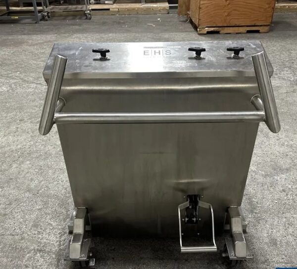 One Used EHS Drum Handler, Model DL500, Stainless Steel Construction, 150 kg. Capacity - Image 4