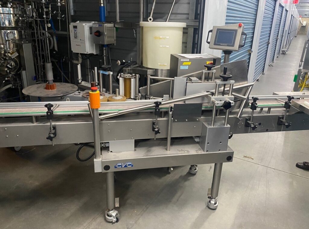 One used CVC Model 302 Pressure Sensitive Wrap Around Labeler – Kermit ...