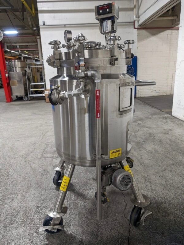 One Used 100 Liter Feldmeier Reactor, Stainless Steel Construction - Image 5