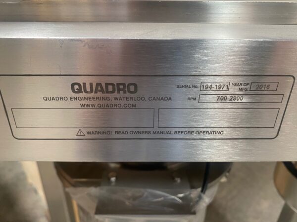 One Used Quadro Comil, Model 194, 316 Stainless Steel Construction - Image 2