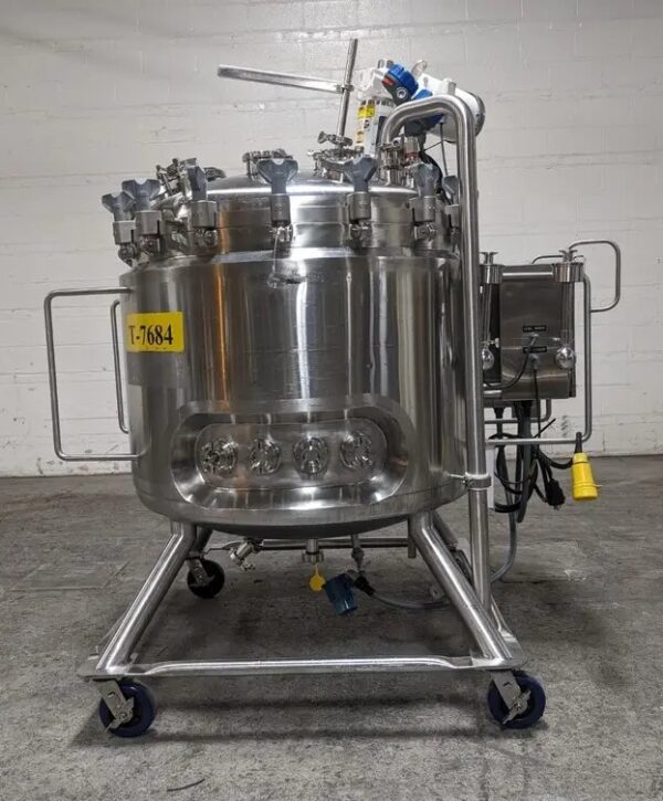 One Used 500 Liter DCI Reactor, Hastelloy C22 with Lightnin Mixer