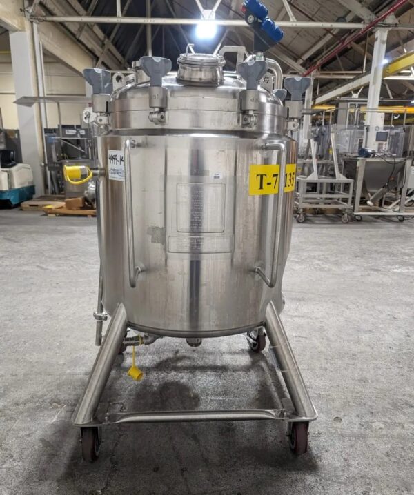 One Used 250 Liter DCI Reactor, Hastelloy C22, with Lightnin Mixer - Image 4