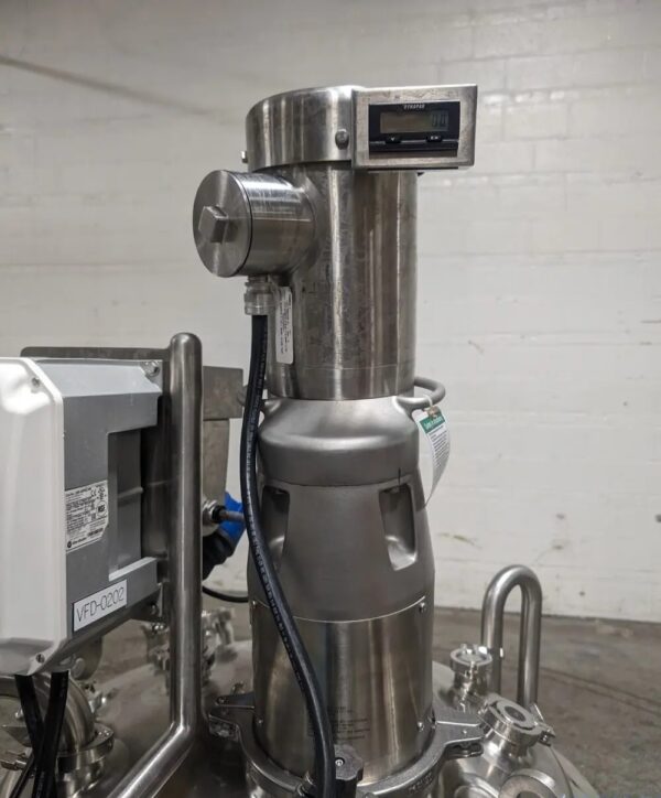 One Used 150 Liter DCI Reactor, Duplex 2205 S/S, with PharMix 3100 Mixer with PowerFlex 40 - Image 4