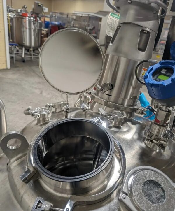 One Used 150 Liter DCI Reactor, Duplex 2205 S/S, with PharMix 3100 Mixer with PowerFlex 40 - Image 7