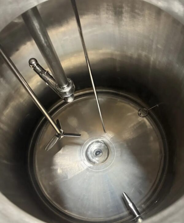 One Used 500 Liter Precision Stainless Reactor, 316 S/S, with Lightnin Mixer - Image 11