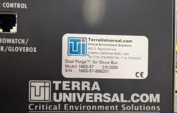 One Used 59" Terra Universal Glovebox, Nitrogen Purge - Image 5