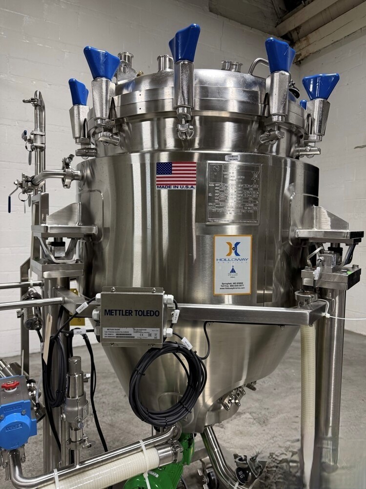 One Used 200 Liter Holloway America Bioreactor, 316L S/S, 43/145# - Image 3