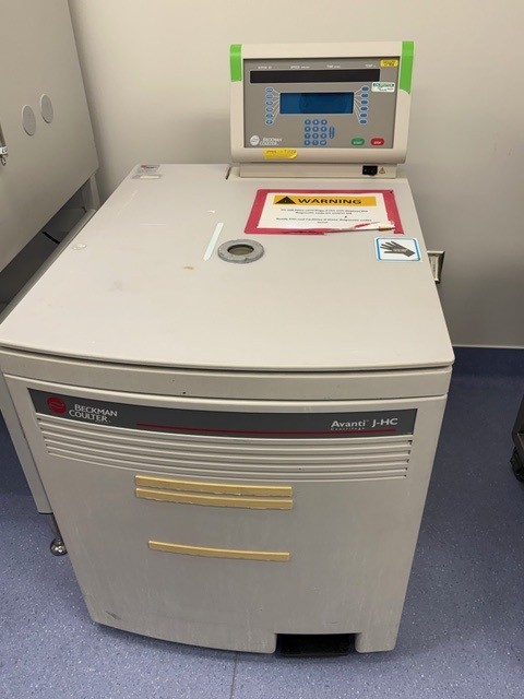 One Used Beckman Coulter Avanti J-HC Centrifuge, HS