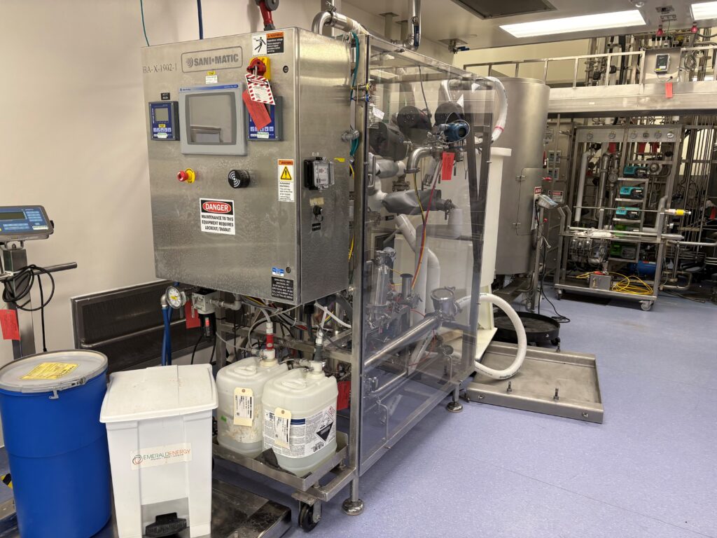 One Used Sani-Matic BA-X-19024. CIP